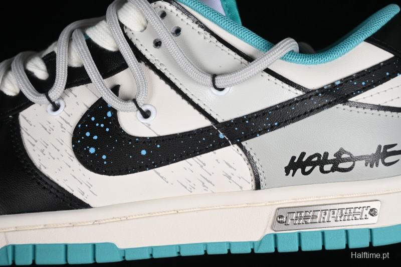 Nike Dunk Low Panda Prank Star Trek SB Strap Low-Top Casual Sneakers - DV0833-101