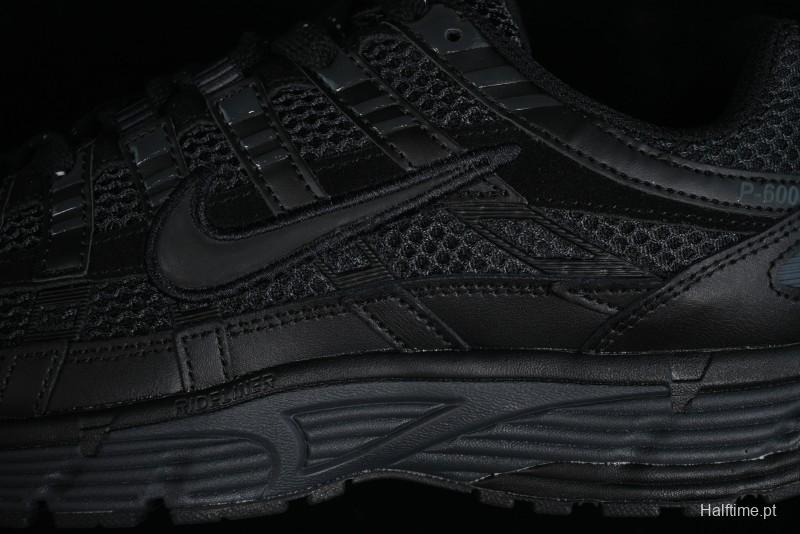 Nike P-6000 PRM Retro Casual Sneakers with Vintage Running Shoe Design - FQ8732-010