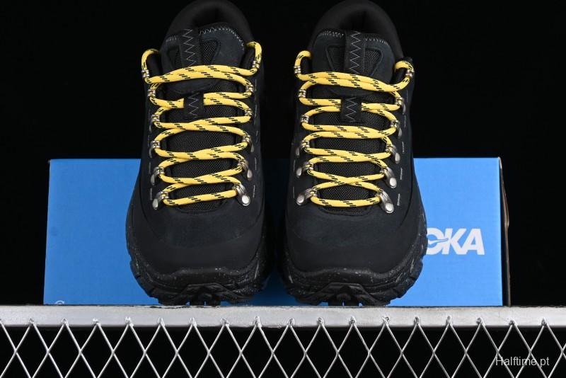 HOKA ONE ONE Tor Summit Low-Top Running Shoes with Geometric Cushioning for Stability and Traction - 1147952 BBLC