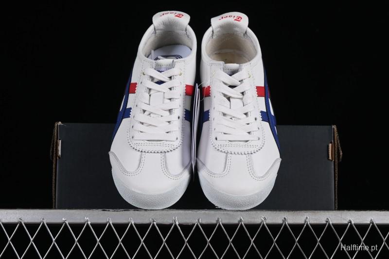 Onitsuka Tiger Mexico 66 Low-Top Leather Sneakers for Casual Running - D507L-0152