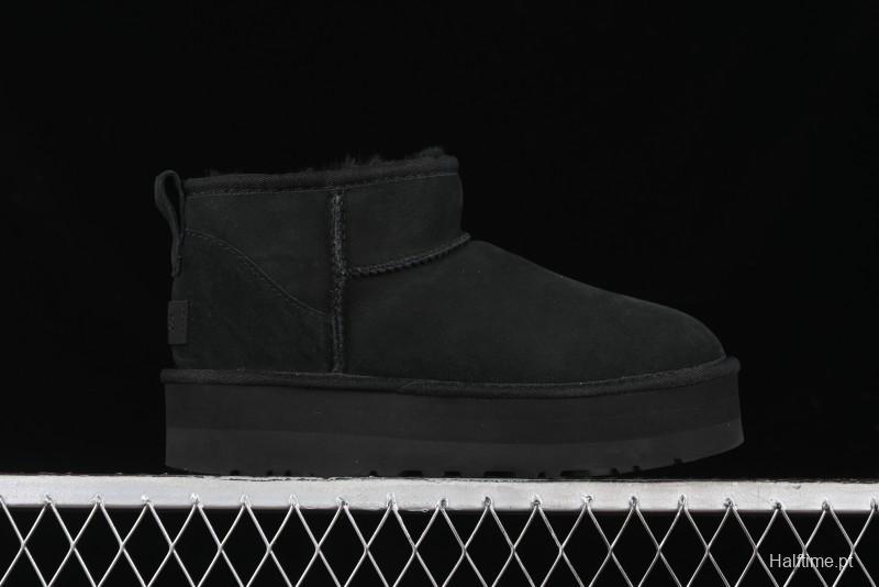 UGG Classic Ultra Mini Platform 3CM Wool Blend Mini Short Boots - 1135092