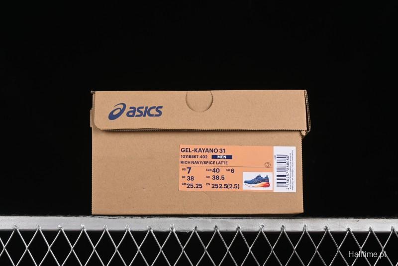 Asics Gel-Kayano 31 Running Shoes with GEL Cushioning and FLYTEFOAM BLAST Technology - 1011B867-402