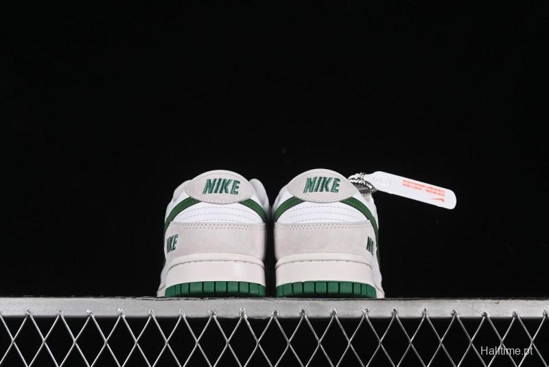 Nike SB Dunk Low Anniversary Customized Casual Sneakers with Green Swoosh - KK1888-013