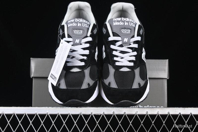 New Balance Made In USA M993 Series Classic Retro Casual Running Shoes - MR993BK