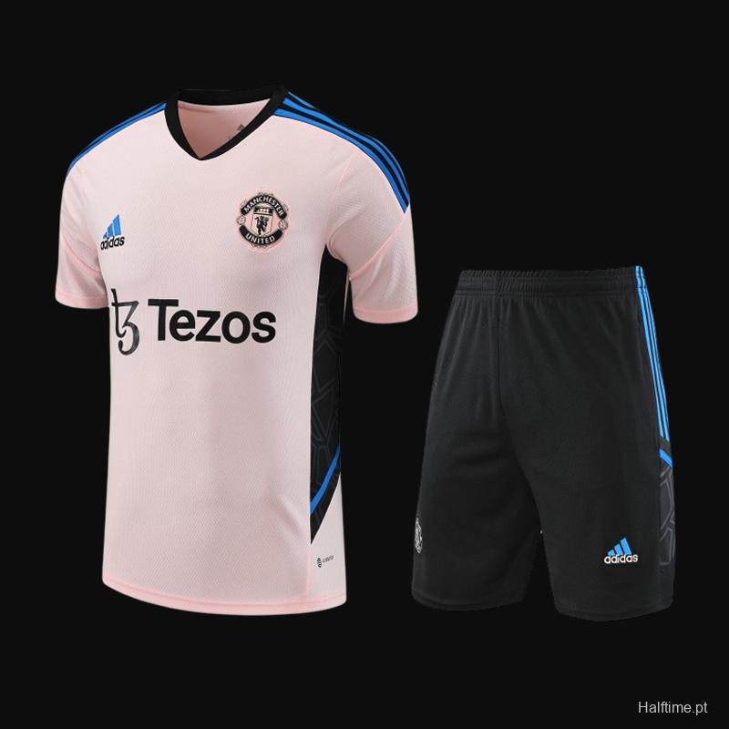 23-24 Arsenal Pink Short Sleeve+Shorts