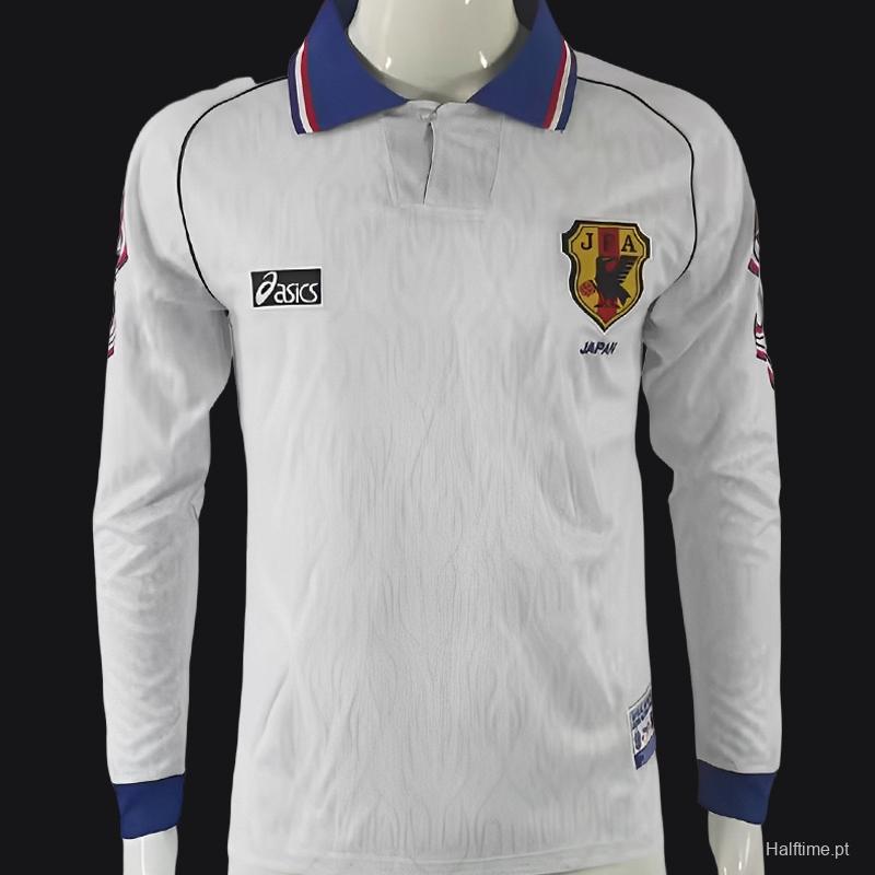 Retro 1998 Japan White Long Sleeve Jersey