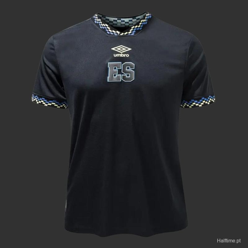 2023 EL Salvador Black Jersey