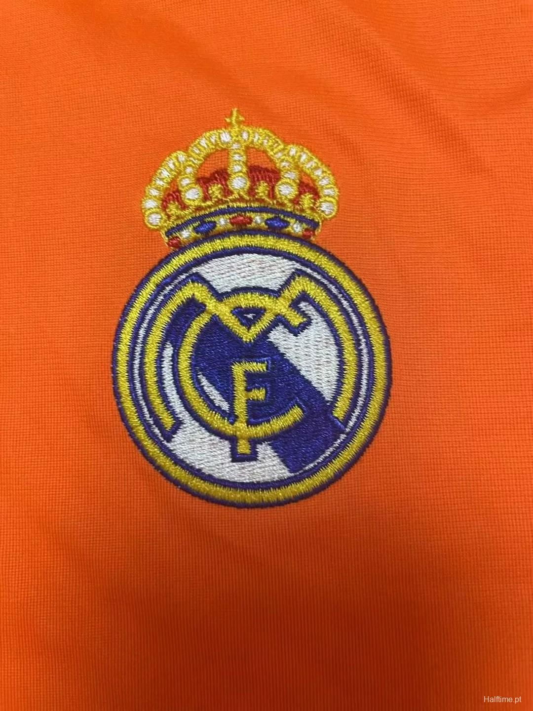 Retro 13/14 Real Madrid Third Orange Jersey Worn By Ronaldo