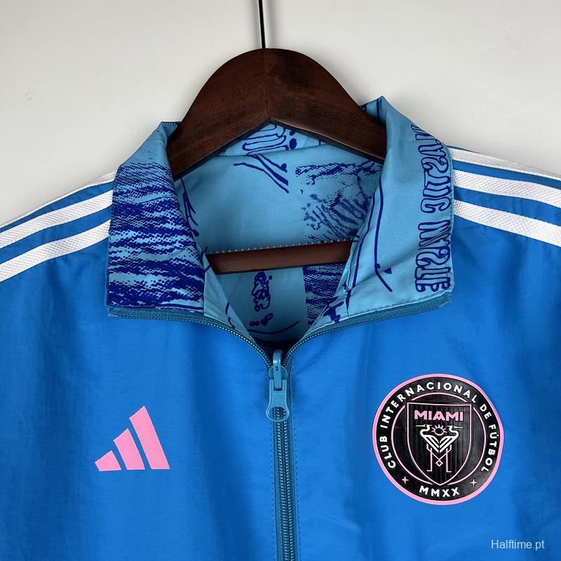 23/24 Inter Miami Blue Reversible Full Zipper Jacket