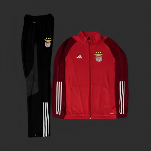 23/24 Benfica Red Full Zipper Tracksuit Full Zipper Jacket+Pants