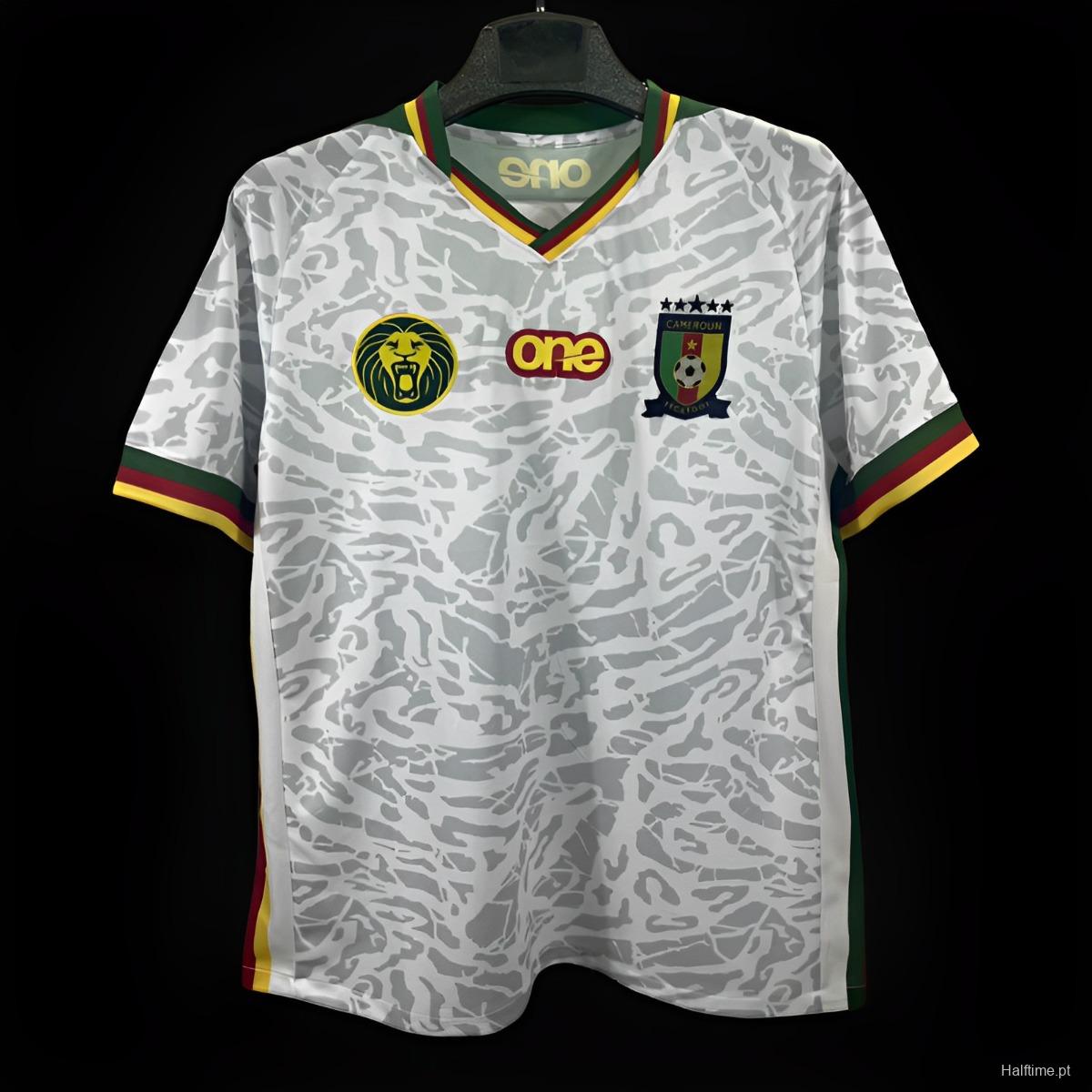 2024 cameroon White Pre-Match Training Jersey