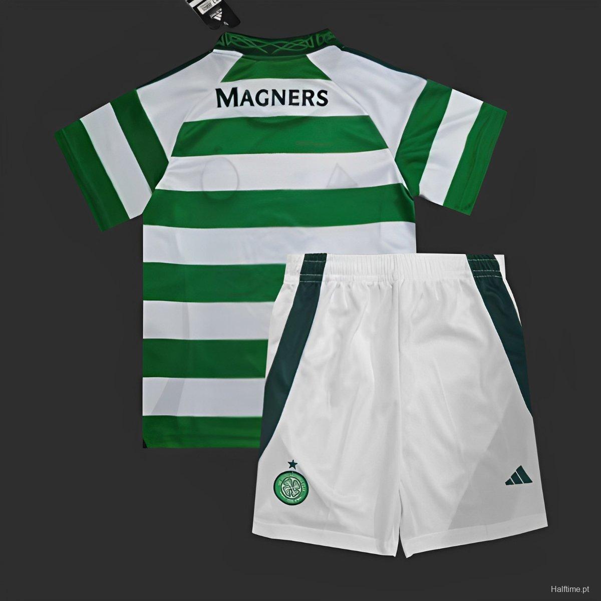 24/25 Kids Celtic Home Jersey