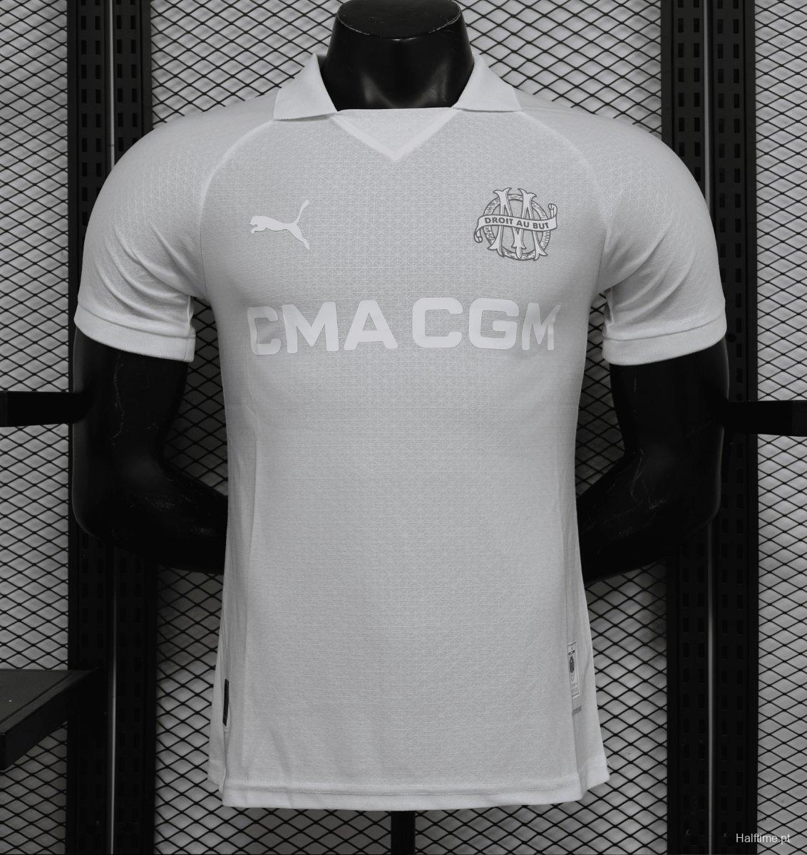 Player Version 24/25 Olympique Marseille 125th Anniversary White Jersey