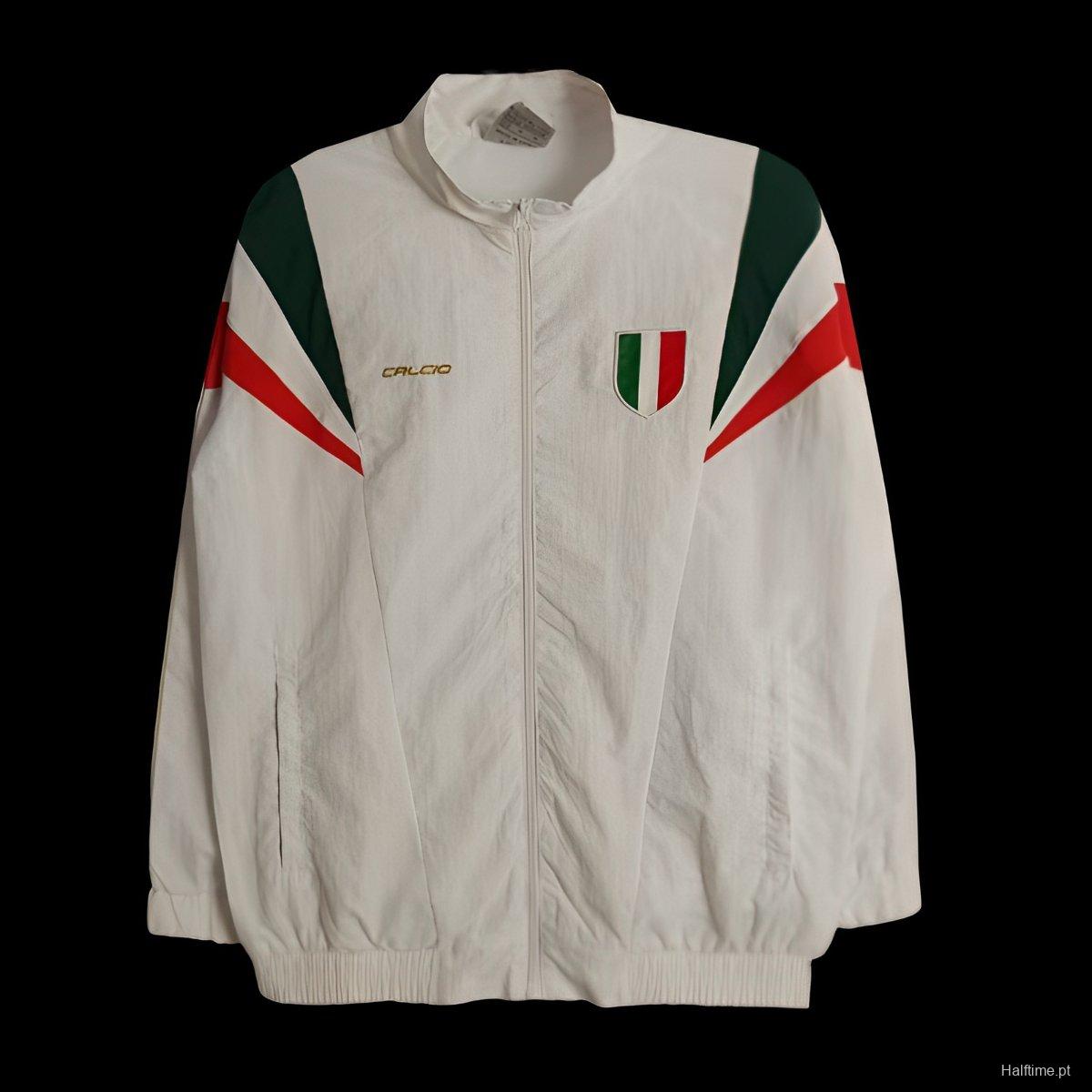 2025 Italy White Windbreaker