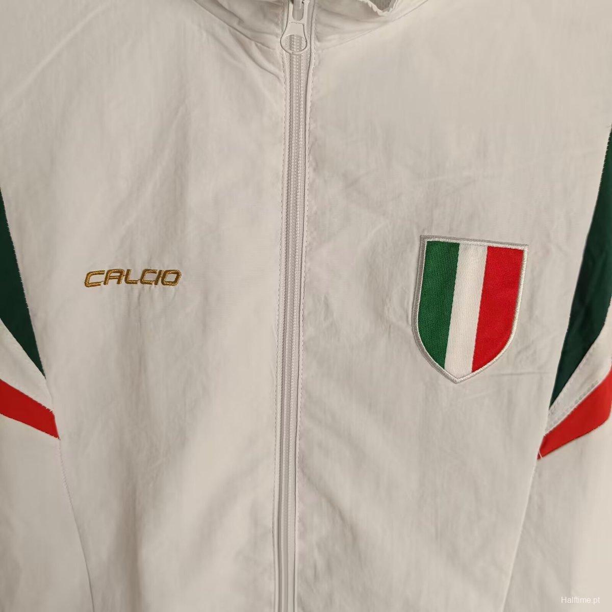 2025 Italy White Windbreaker