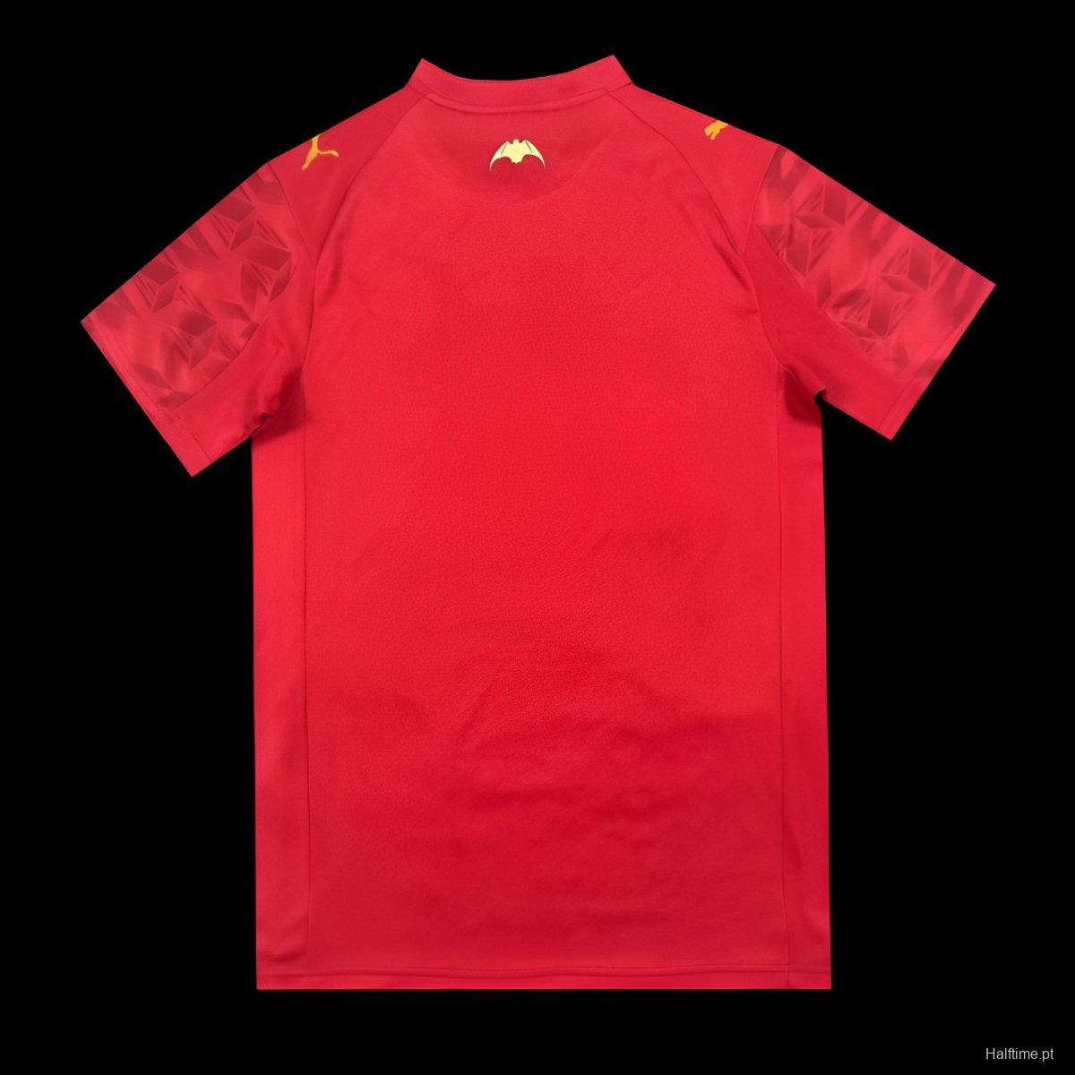 25/26 Valencia Away Red Jersey